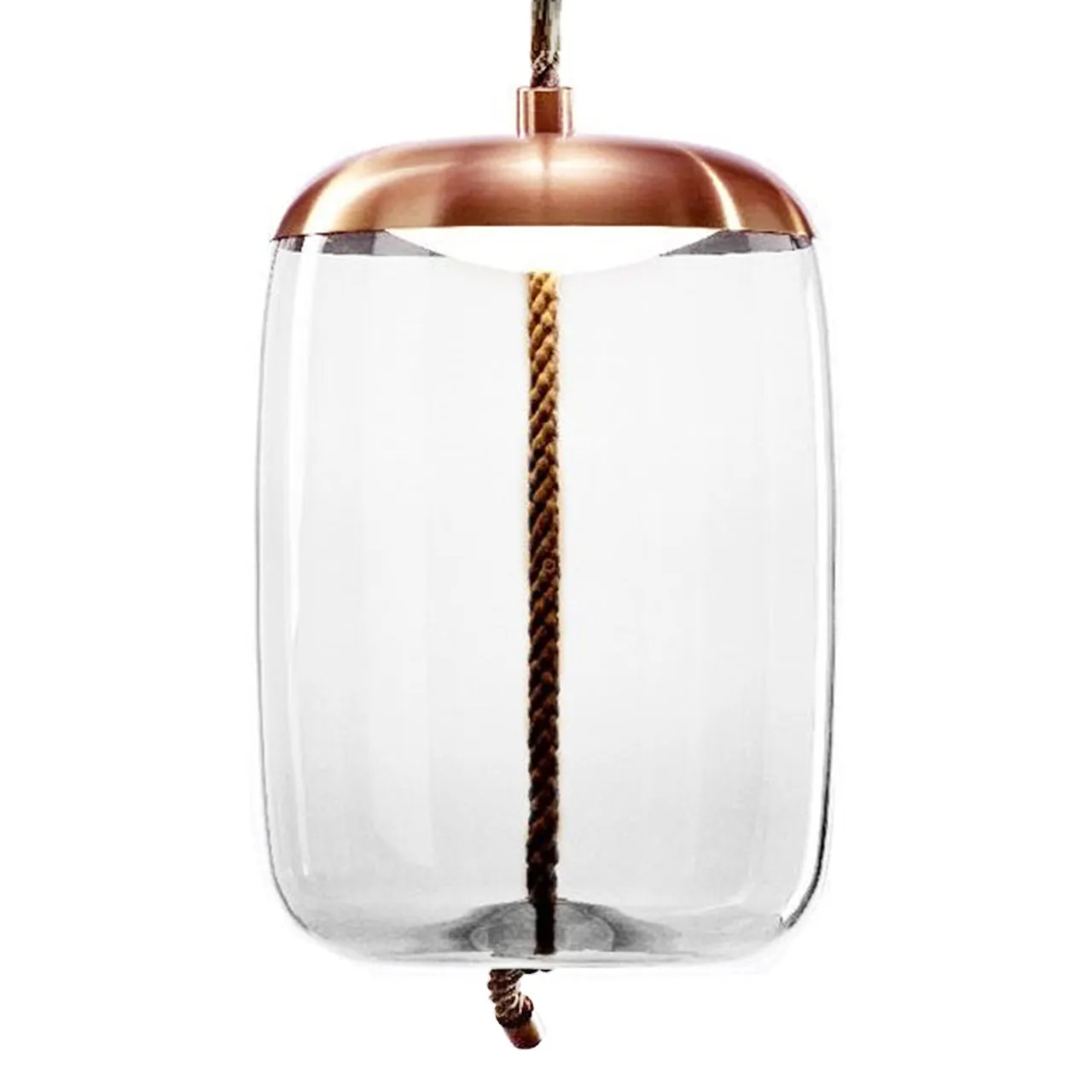 "Knot Cilindro" Large Pendant Light by Chiaramonte Marin