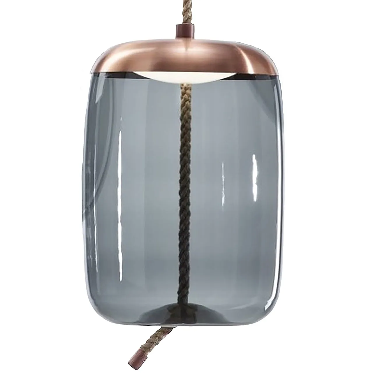 "Knot Cilindro" Large Pendant Light by Chiaramonte Marin