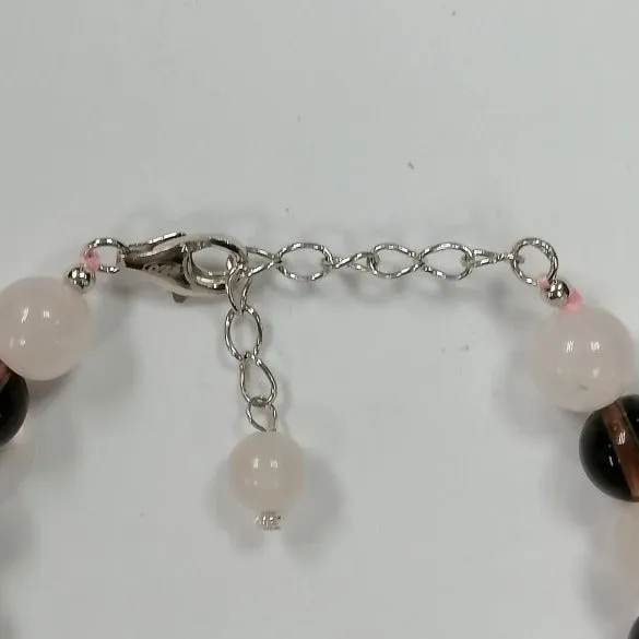 Rose Quartz Natural Stone Ladies Fancy Bracelet | Natural Gemstone Bracelet | Fancy Bracelet for women's