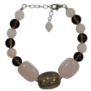 Rose Quartz Natural Stone Ladies Fancy Bracelet | Natural Gemstone Bracelet | Fancy Bracelet for women's