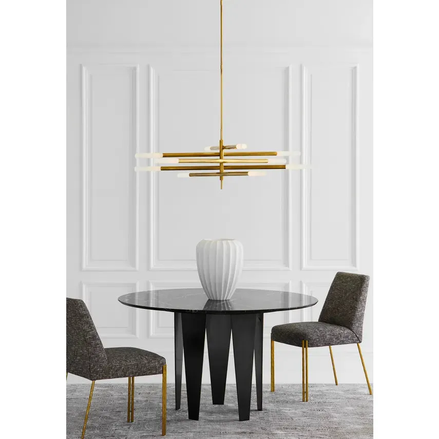 Roussea Grande Eight Light Articulating Chandelier