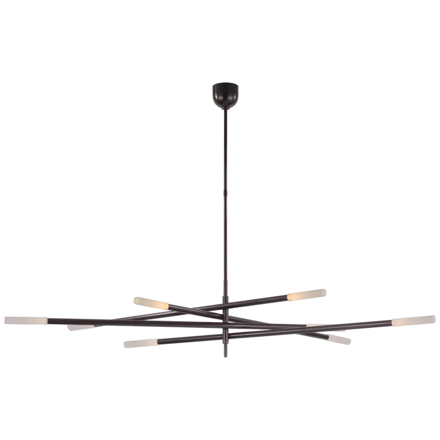 Roussea Grande Eight Light Articulating Chandelier
