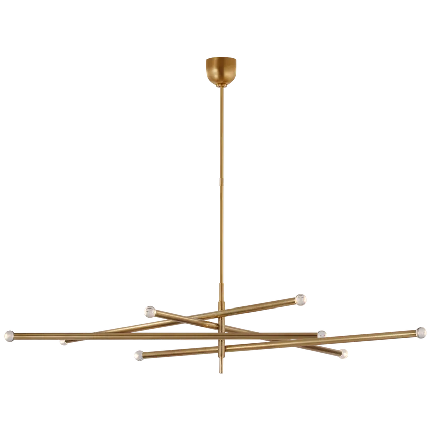 Roussea Grande Eight Light Articulating Chandelier