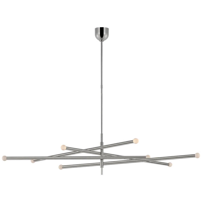 Roussea Grande Eight Light Articulating Chandelier