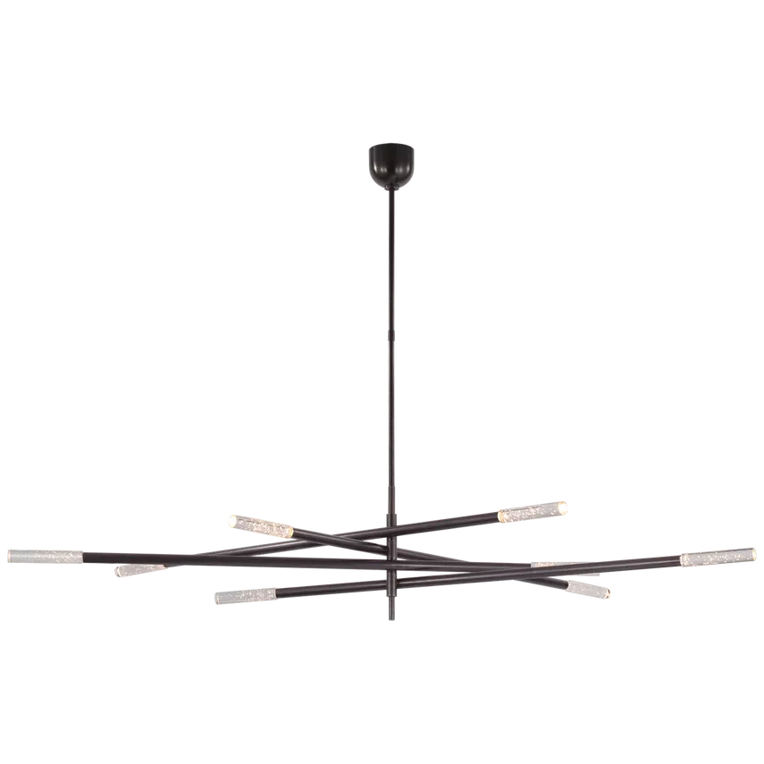 Roussea Grande Eight Light Articulating Chandelier