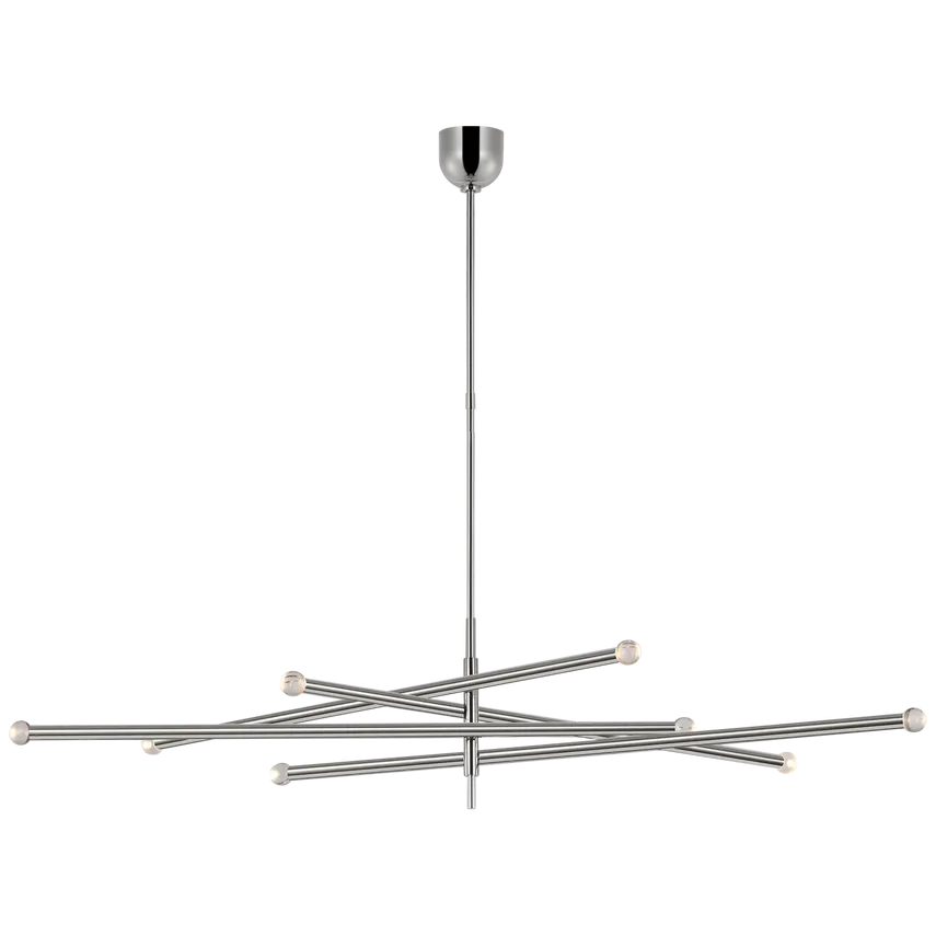 Roussea Grande Eight Light Articulating Chandelier