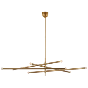 Roussea Grande Eight Light Articulating Chandelier