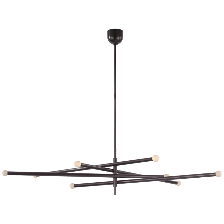 Roussea Grande Eight Light Articulating Chandelier