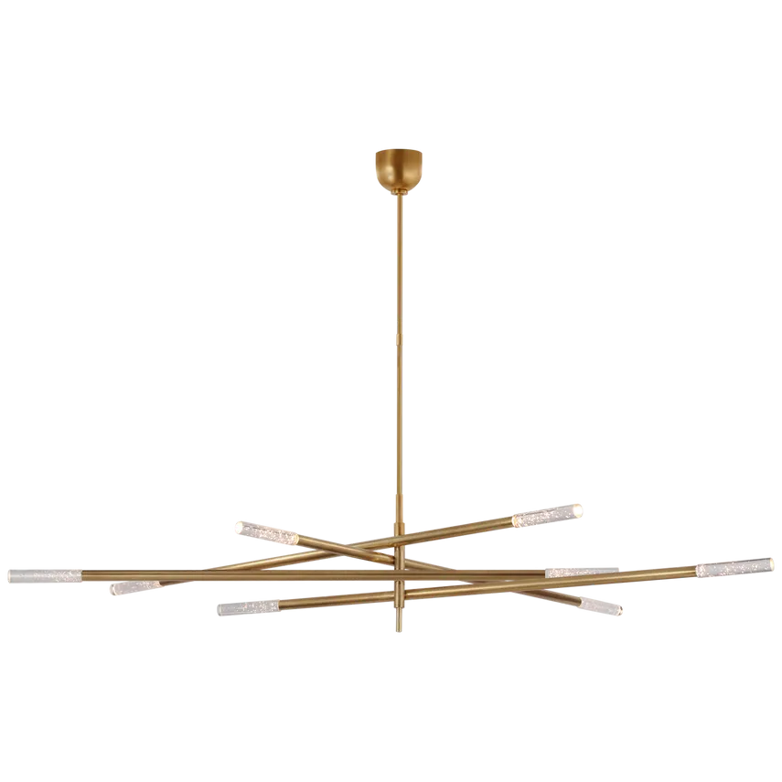 Roussea Grande Eight Light Articulating Chandelier