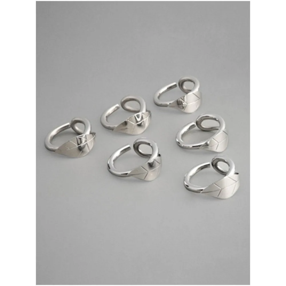 SAGE KONCPT Willow Leaf Napkin Ring (Set Of 6)