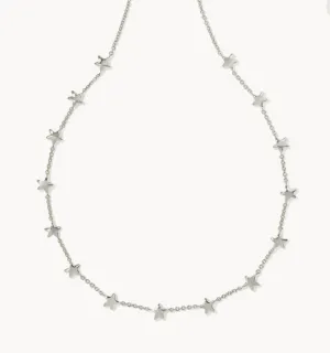 Sierra Star Strand Necklace in Silver