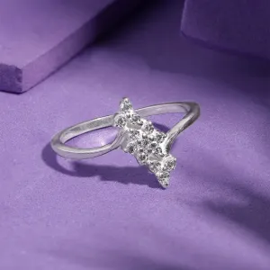 Silver Zircon Ring