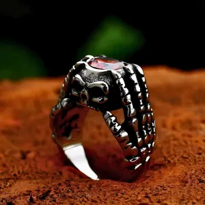 Skeleton Hand Engagement Ring