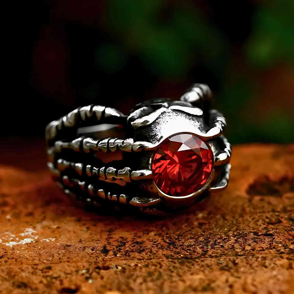 Skeleton Hand Engagement Ring
