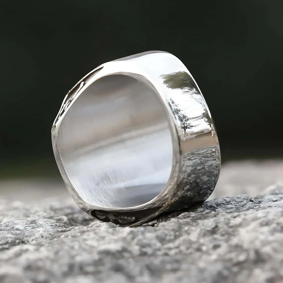 St Benedict Stainless Steel Ring