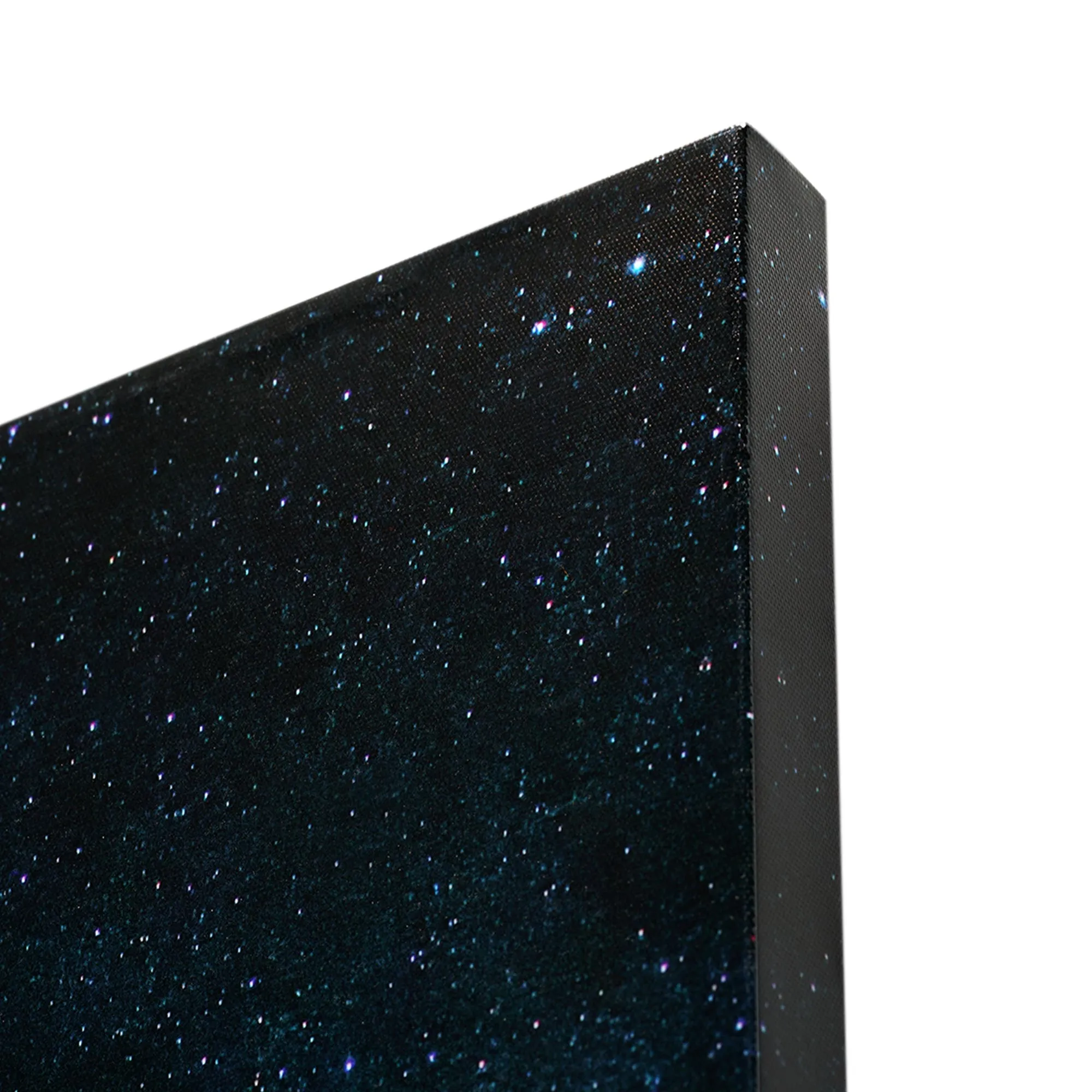 Starscape Canyon Evening Sky Glossy Canvas Wall Art Print - 30" x 30"