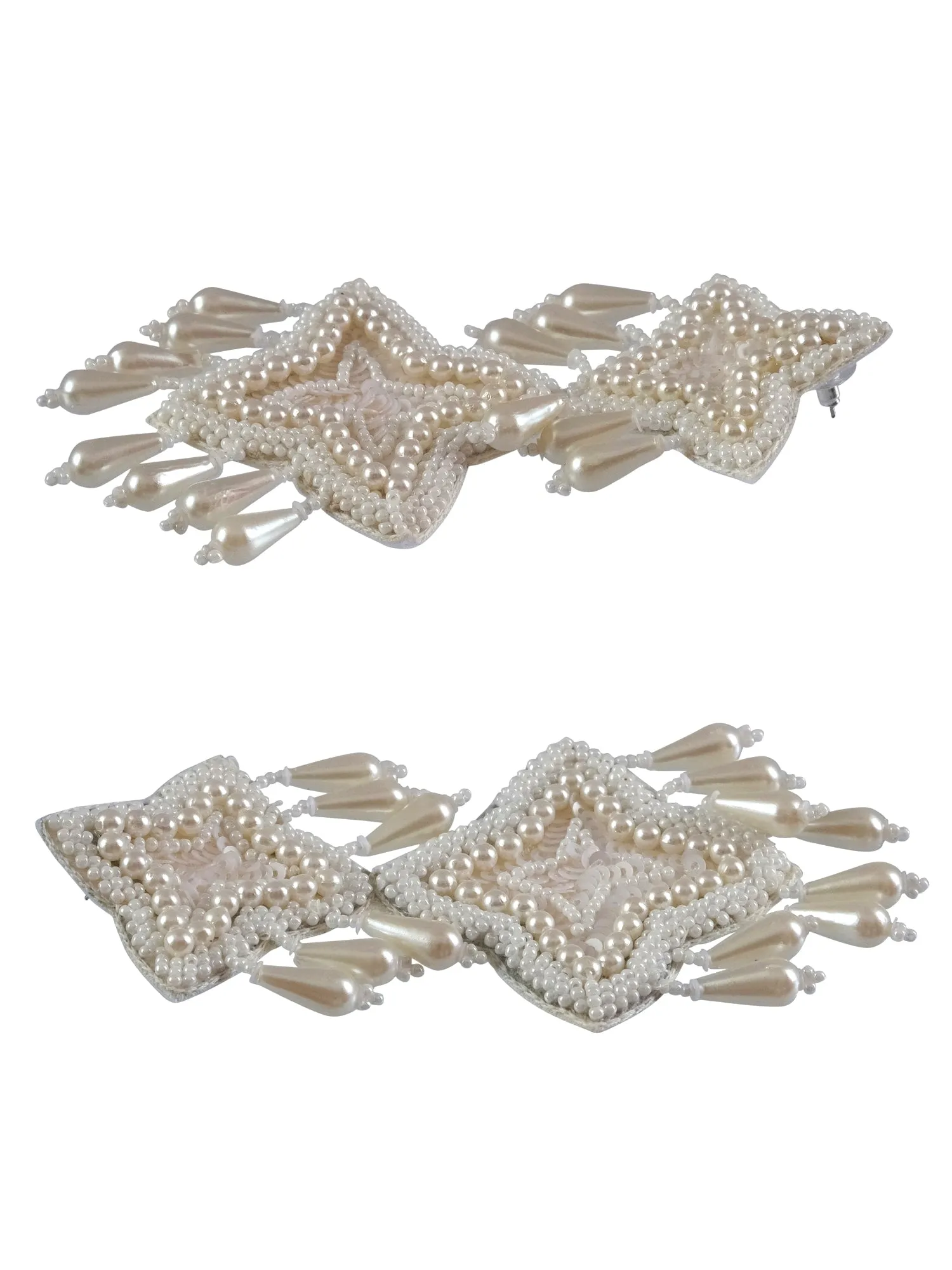 Stella Beaded Earrings -handmade Contemporary Dangler Earrings for Women