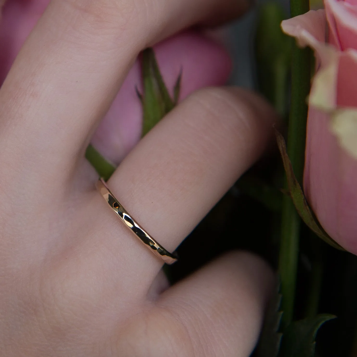 Sterling Silver 2mm Halo Ring