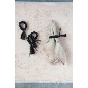 Tassel Beaded Napkin Ring