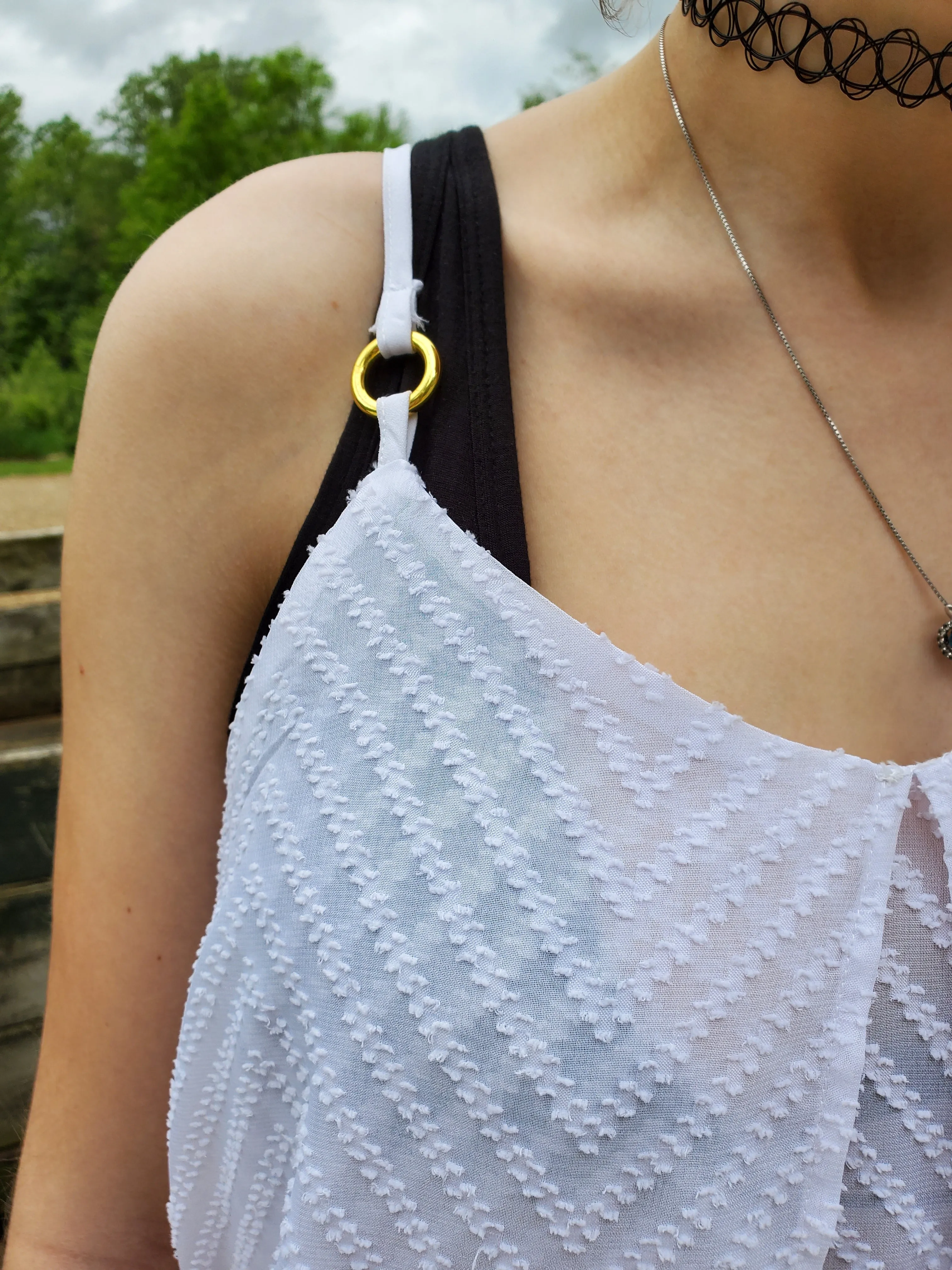 Textured and Sheer Cami