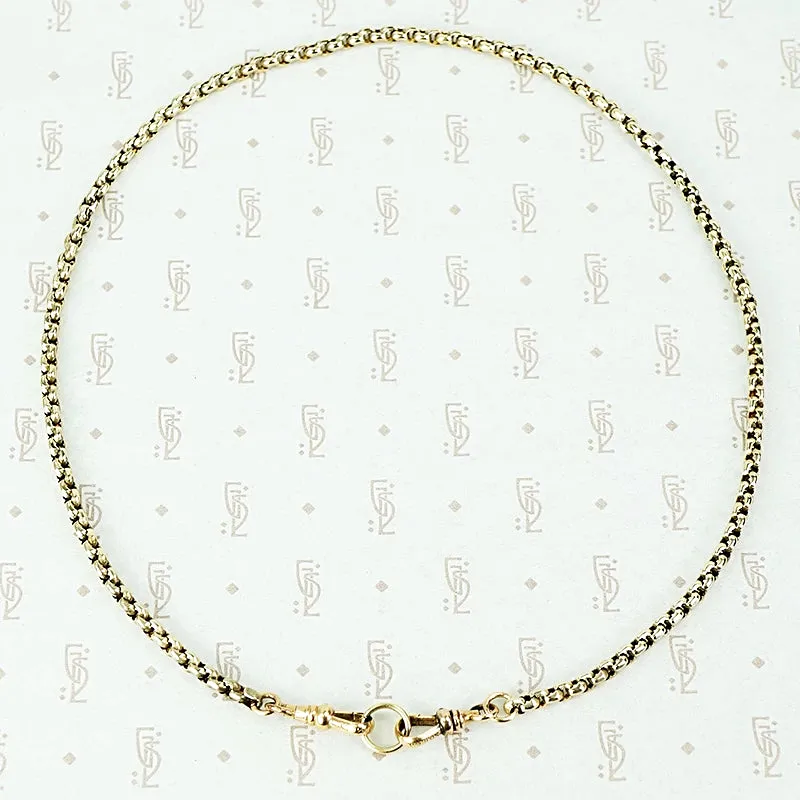 The Versatile Antique Split Ring Chain