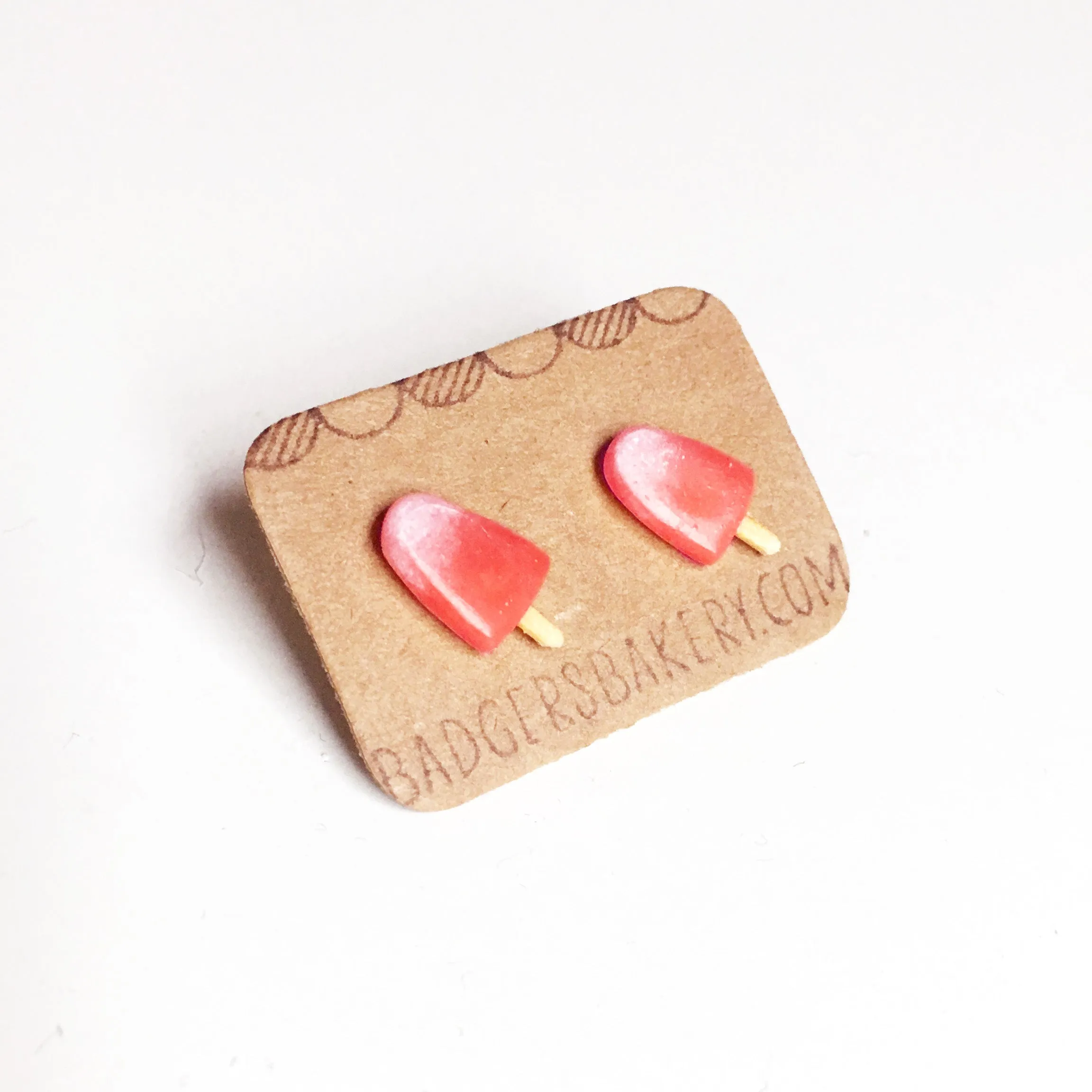 Tiny ICE POP Studs, 6 COLORS, Ice Cream Earrings, Miniature Food Jewelry