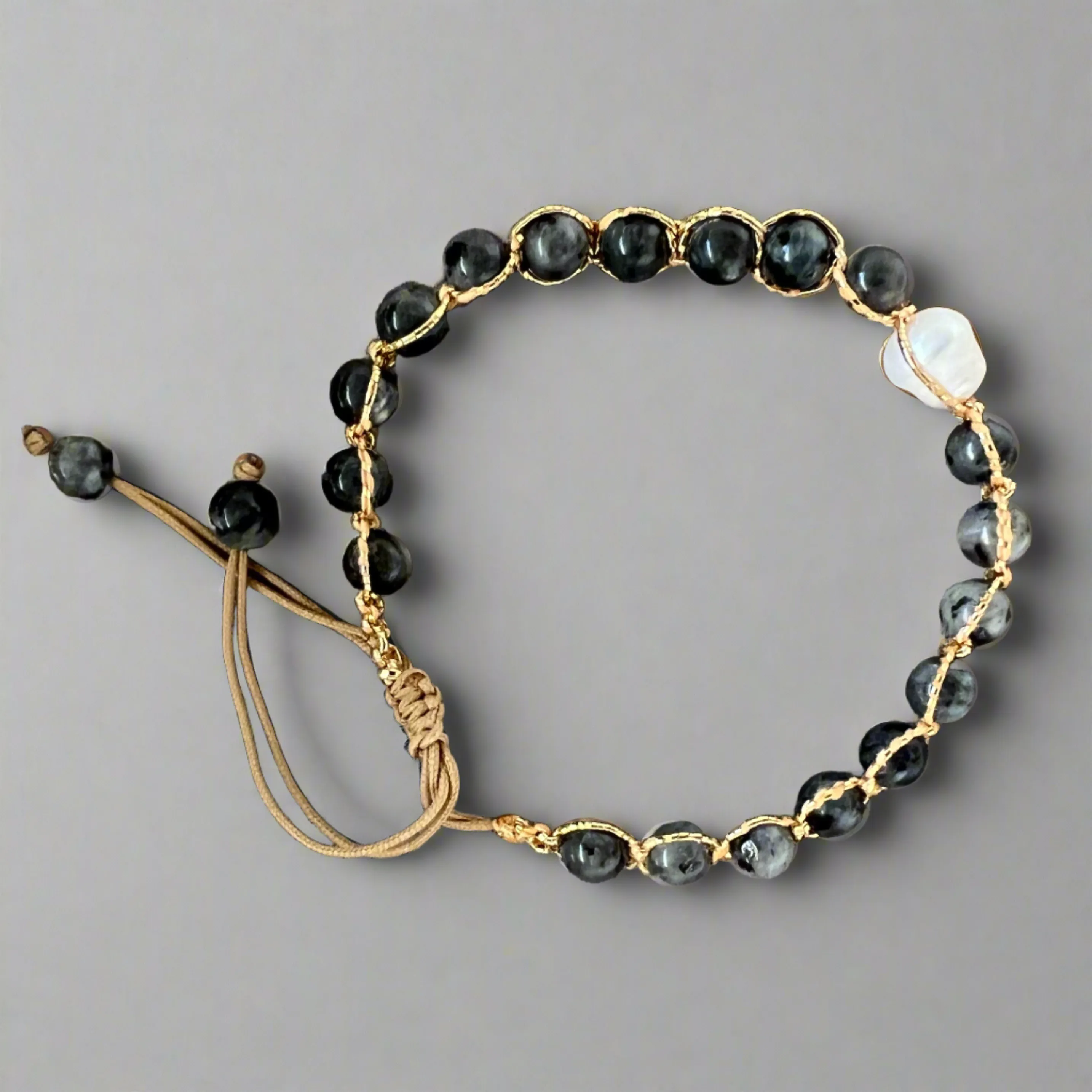 TM Weaved Stone Bracelet