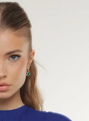 Trendy colorful earrings