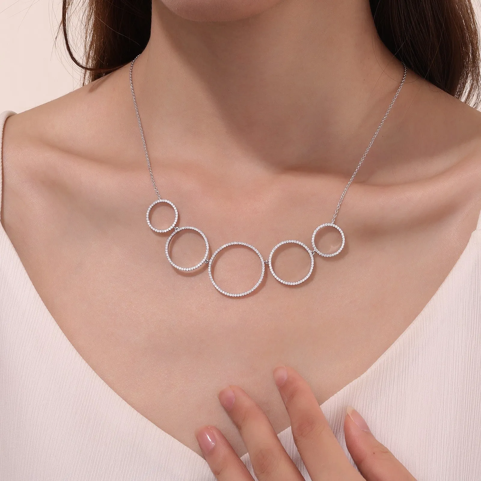 Trendy Five-Circle Necklace