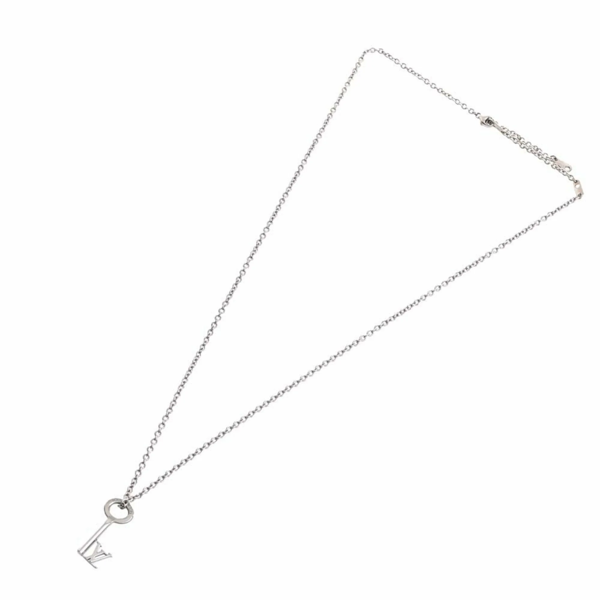 Trendy Inspired Louis Vuitton Lv Key Necklace M00678 Silver Men's