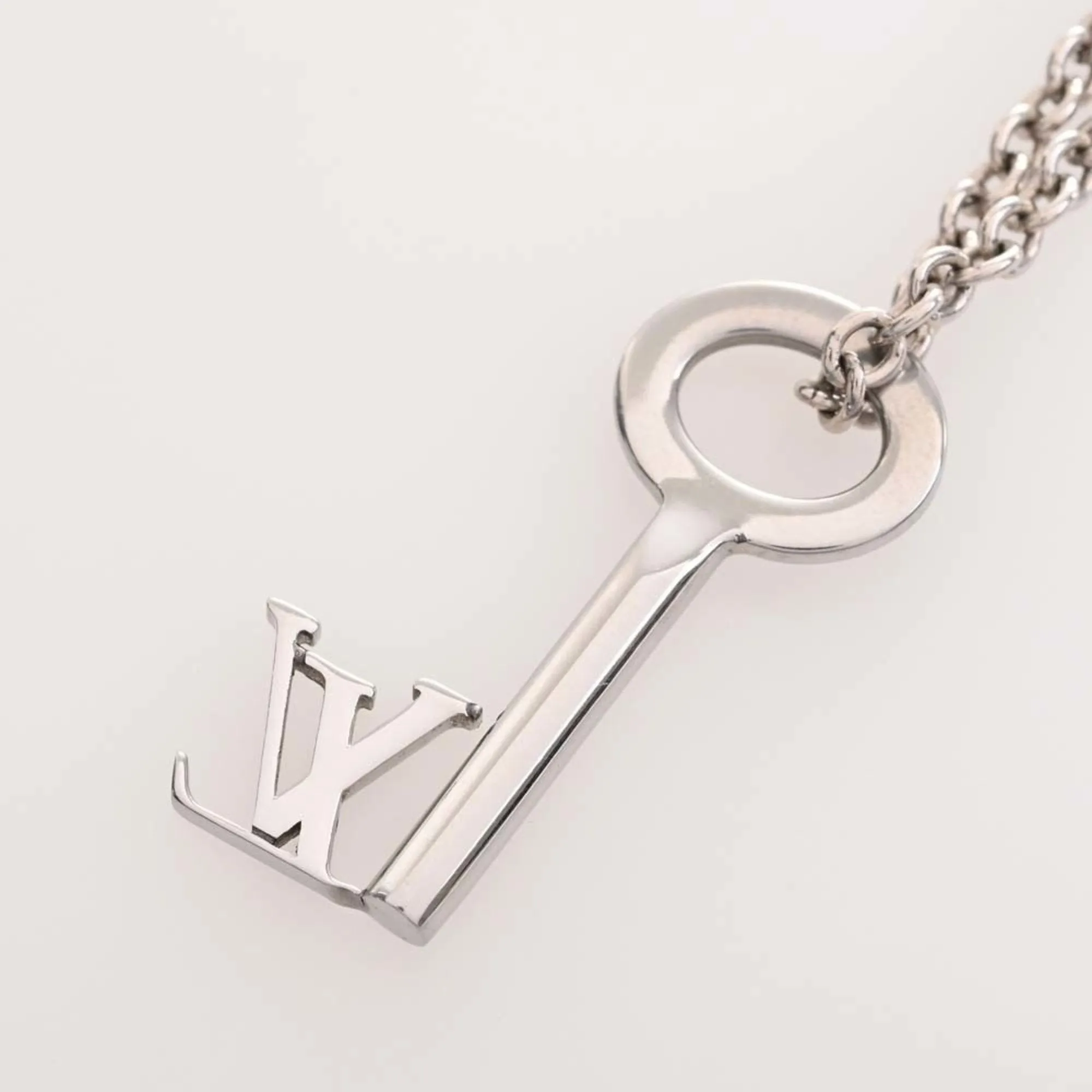 Trendy Inspired Louis Vuitton Lv Key Necklace M00678 Silver Men's