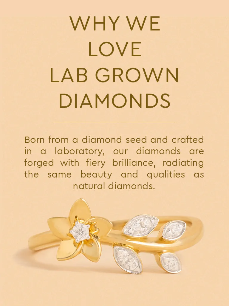 Westside X Pome Gold Floral Solitaire Ring