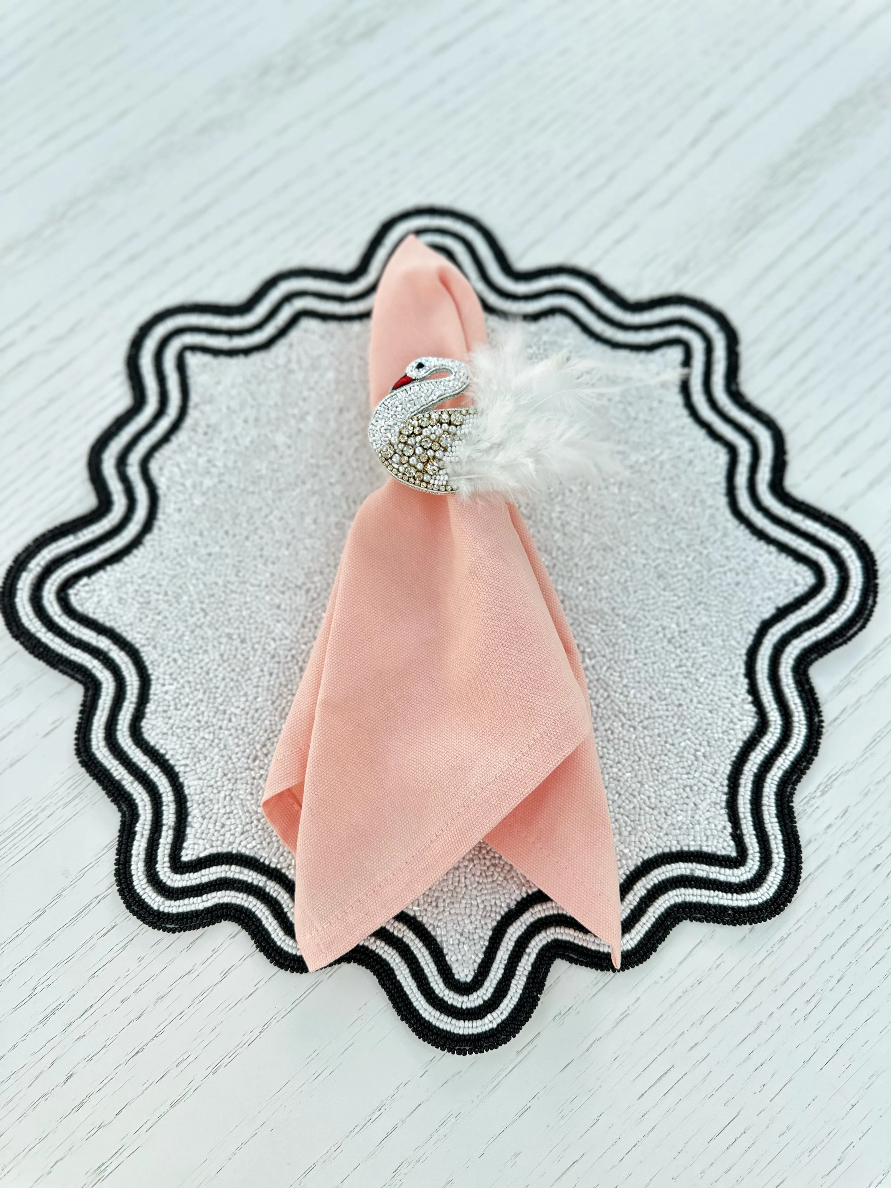White Swan Napkin Ring
