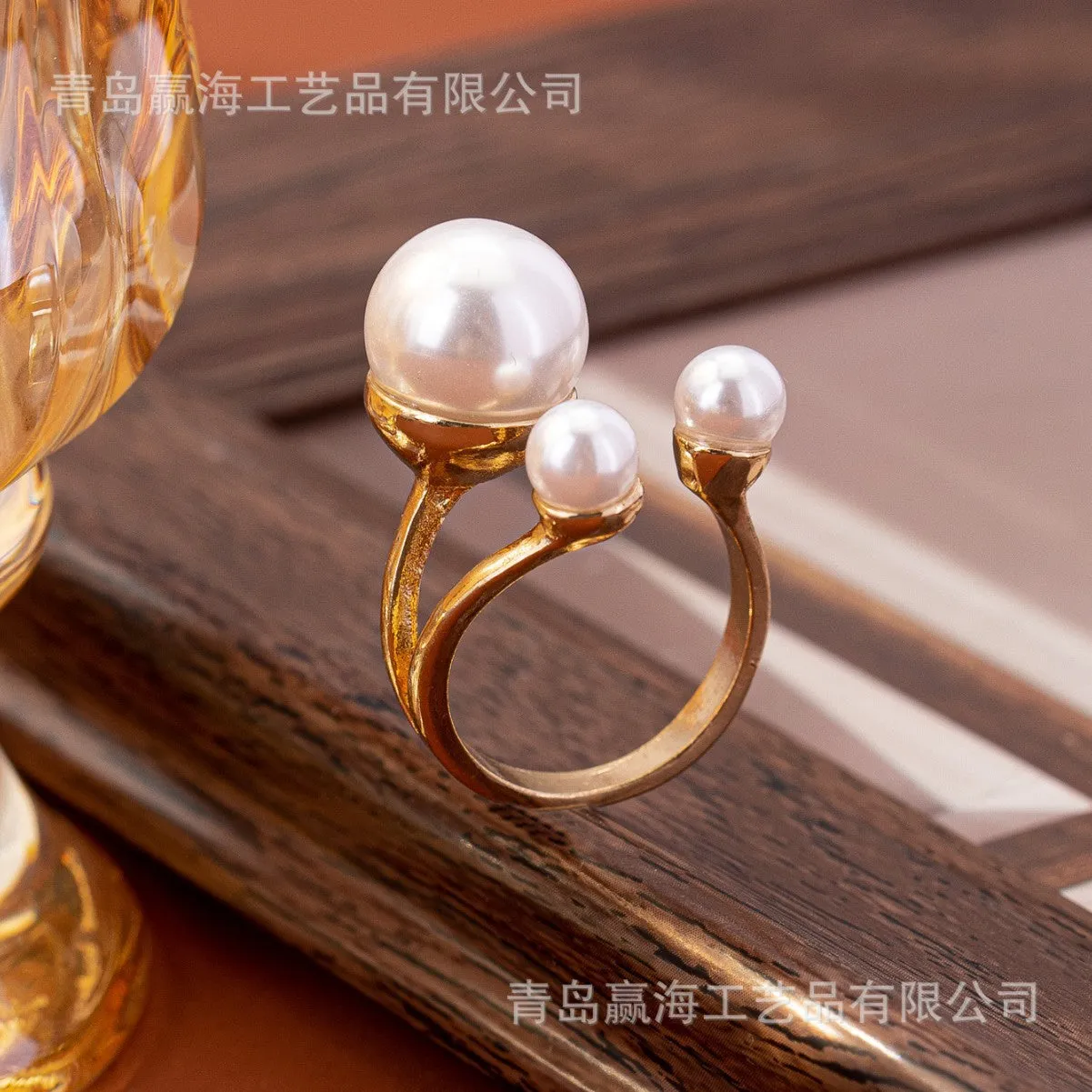 Wholesale Pearl Temperament Simple and Versatile Rings