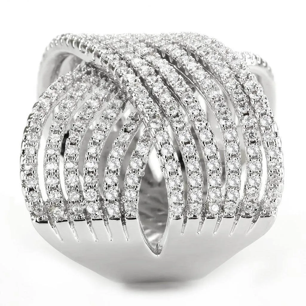 Women's Criss Cross Elegant Ring