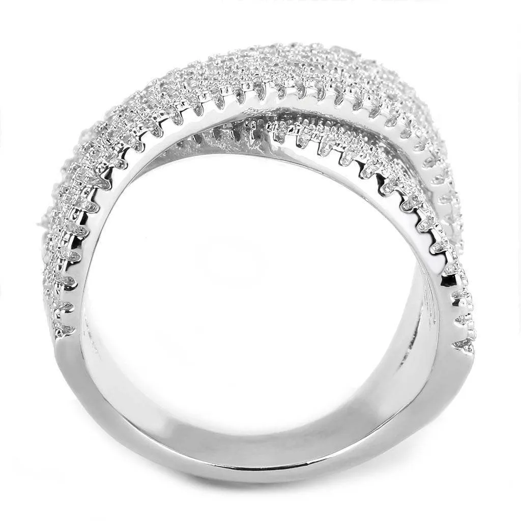 Women's Criss Cross Elegant Ring