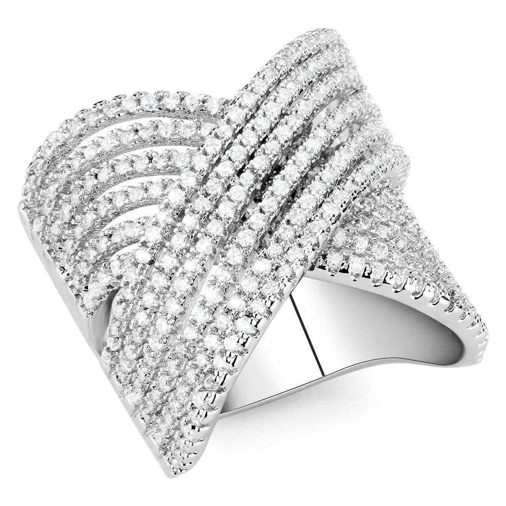 Women's Criss Cross Elegant Ring