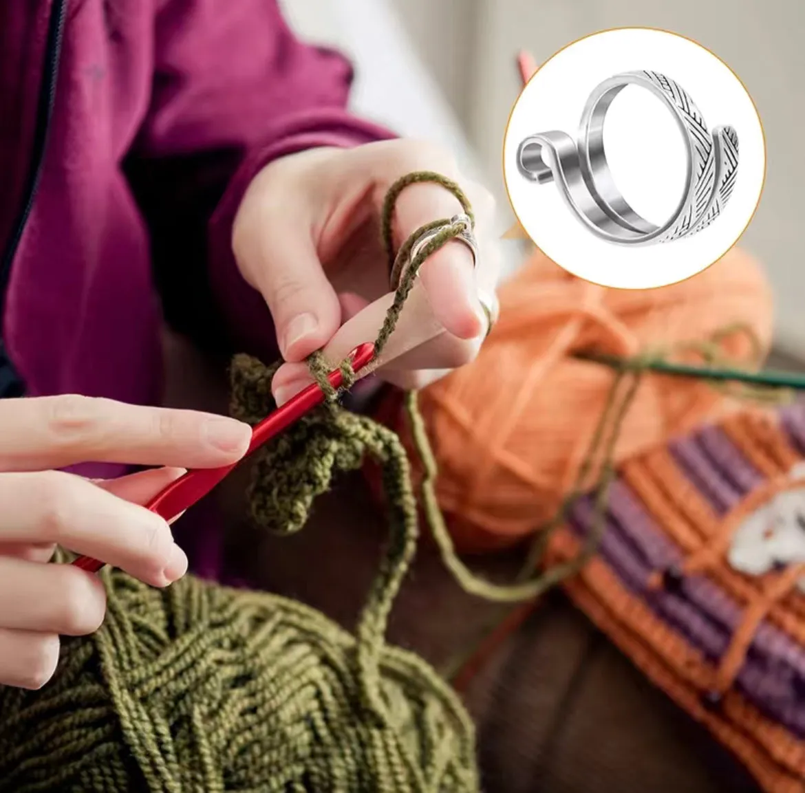 Yarn Guides | Rings for Crochet & Knitting